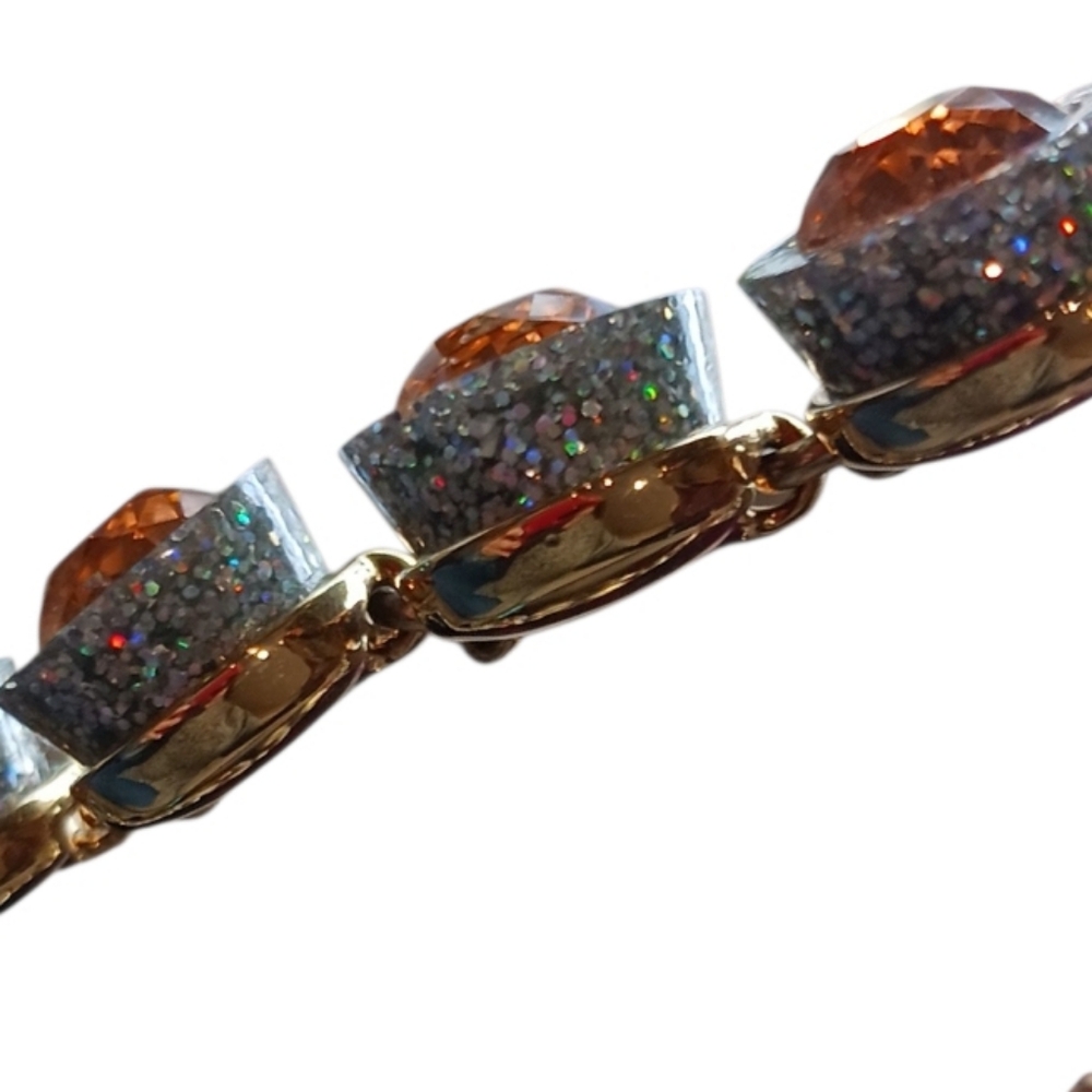J. Crew Brulee Cupcake Glitter Crystal Necklace - Picture 6 of 9